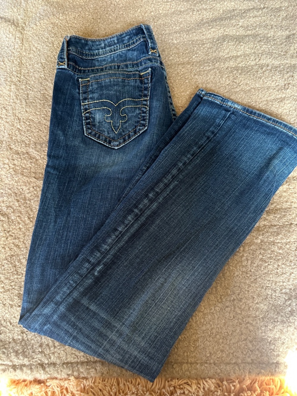 Rock Revival Women's Bootcut Jeans in Dark Indigo